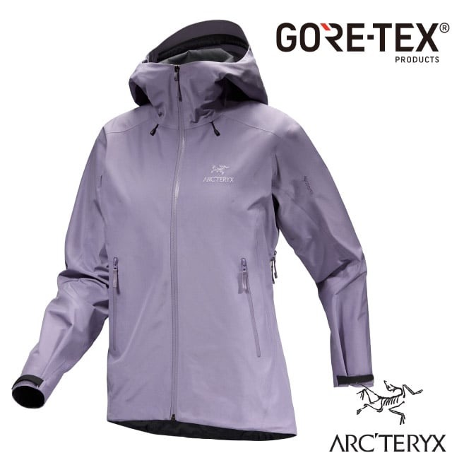 【ARCTERYX 始祖鳥】女 Beta LT Gore-Tex 防水透氣連帽外套/X000007239 藍香紫✿30E010